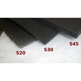 Mousse alvéolaire filtrante S30 en 10 mm